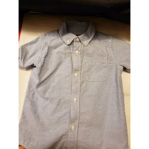 The Children's Place-Light Blue short sleeve button up shirt boys 3T